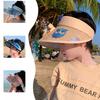 Summer Outdoor Children's Fan Hat Sun Protection Cartoon Air Top Hat Big Brim UV Sun Hat Primary School Student
