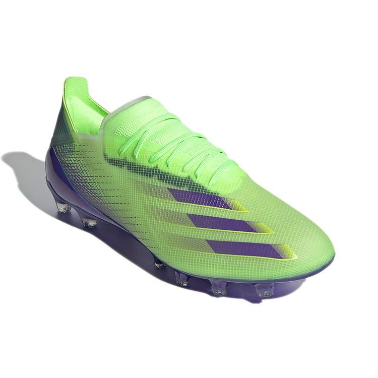 adidas X Ghosted .1 Удобные Универсальные AG (Резиновые короткие шипы) Нескользящие футбольные бутсы Мужские футбольные бутсы Зеленые Синие FY0958