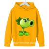 2025 Spring and Autumn Children's Hoodie Plants Vs. Zombies Fashion Clothing Boys Hoodie Pullover Girls Sweatshirt Casual Cartoo