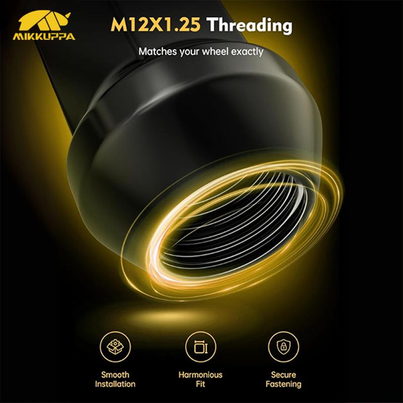 MIKKUPPA 20 шт. Колесные гайки M12x1.25 Закрытые, из легированной стали, автомобильные аксессуары, замена для Nissan Altima Maxima Subaru