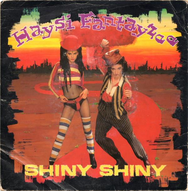 7-дюймовая пластинка HAYSI FANTAYZEE - Shiny Shiny RG106 Regard Records 1983 UK Pop Б/у