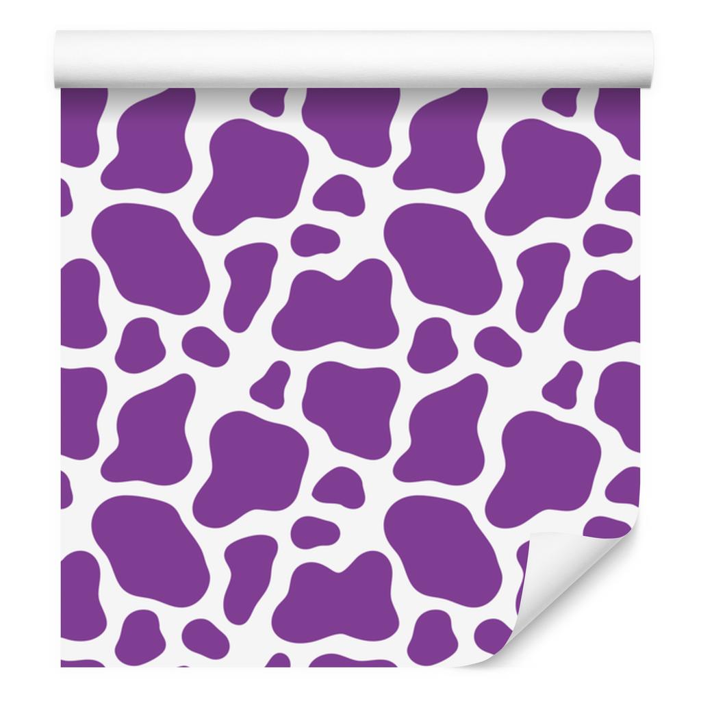Cow Patches Purple Wallpaper, Purple Center for Living Room and Bedroom 50x1000