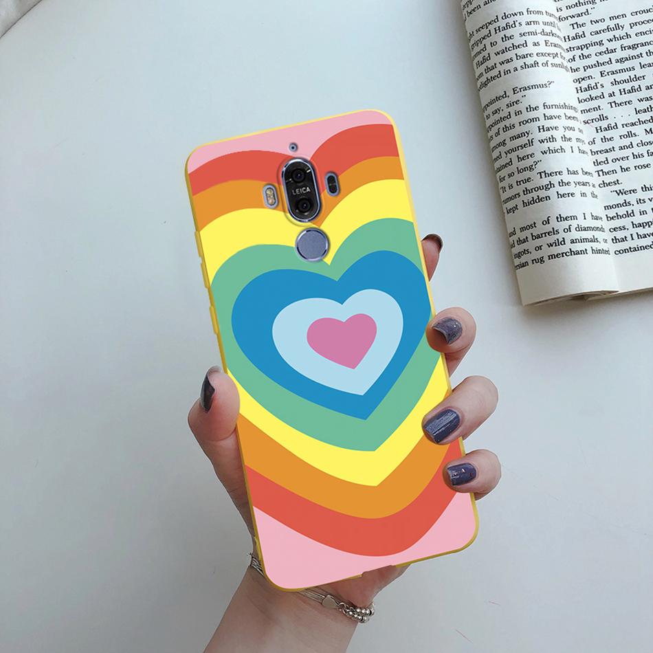 Silicone Case for Huawei Mate 9 10 Pro Soft TPU Protective Cute Butterfly Flower Phone back cover Mate9 Mate10 10Pro Case fundas