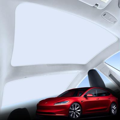 Sakura Garage Солнцезащитный козырек для Tesla Model 3 для моделей 2024 года и более поздних версий для (Хайленд) [Обязательно для Tesla] (белый)