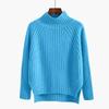 Women's 2024 Stylish Loose Knit Turtleneck Sweater - Autumn/Winter Long-Sleeve Pullover