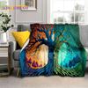 Tree of Life Nature Viking Yggdrasil Norse Soft Flannel Blankets,Throw Blanket Comfortable Blanket for Picnic Beds Home Bedroom