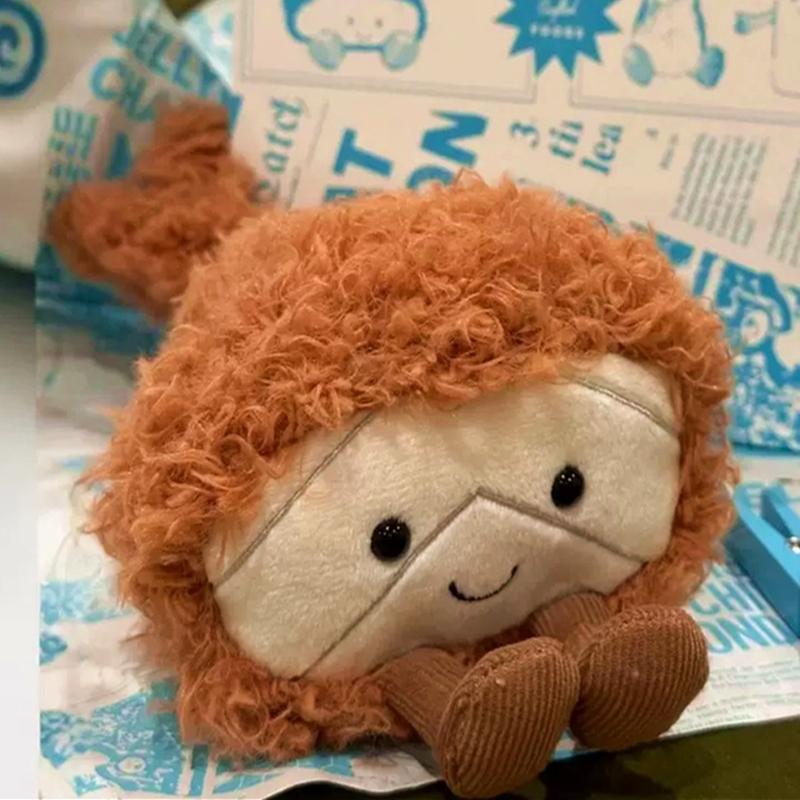 Новая в коробке фигурка картошки фри симуляция наполненная плюшевая игрушка мультфильм аниме милый детский подарок на день рождения веселая кукла