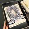 Scarf Silk Bandana Women Square Scarves Wrap Kerchief Spring Fashion Luxury High Quality Headband Hijab Shawls