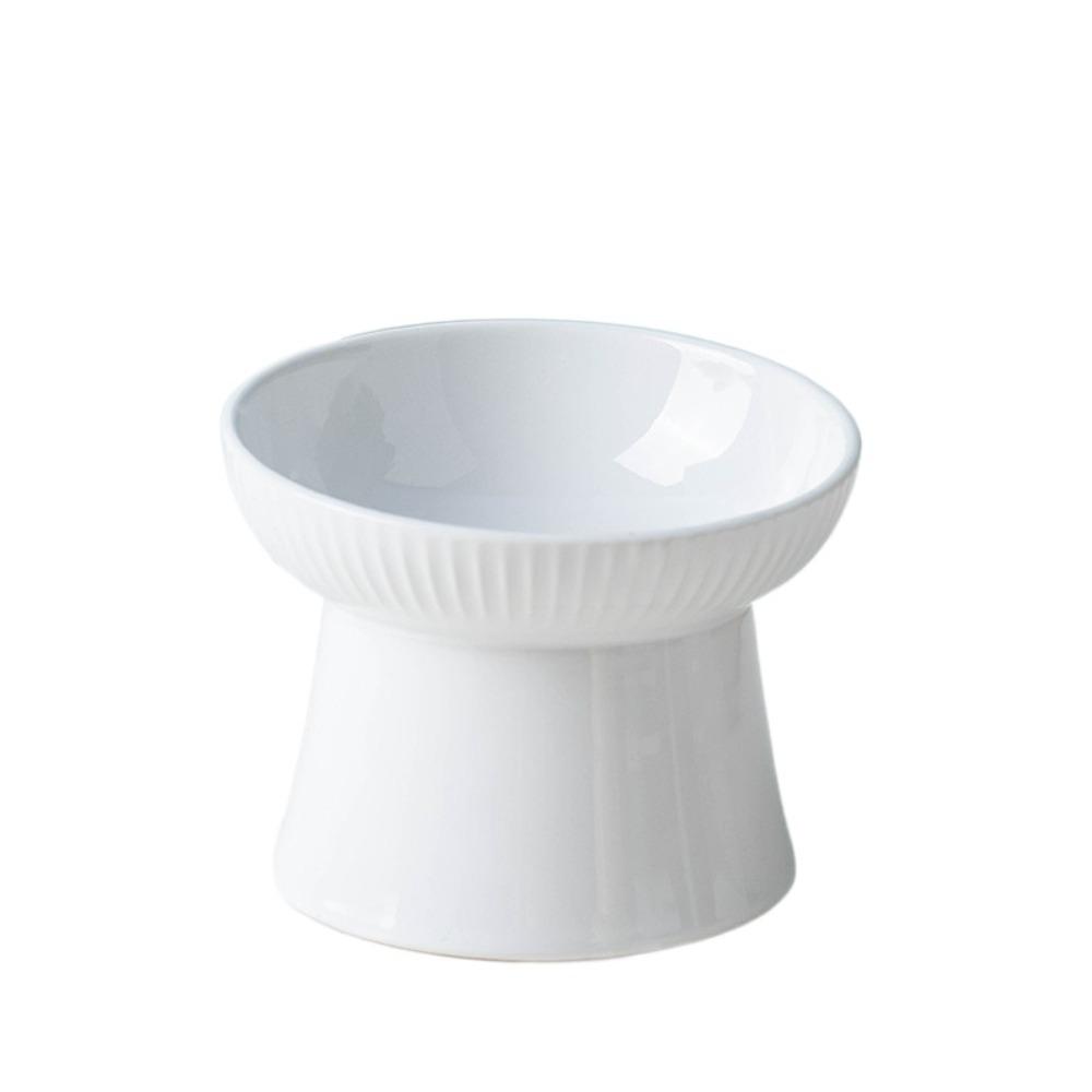 Творческая миска для домашних животных с высокой ножкой, керамическая поилка для домашних животных, кормушка для собак, защита шеи