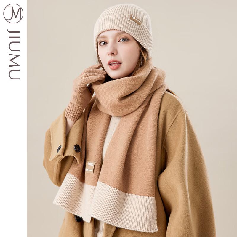 JIUMU Pure Wool Winter 3-Piece Set