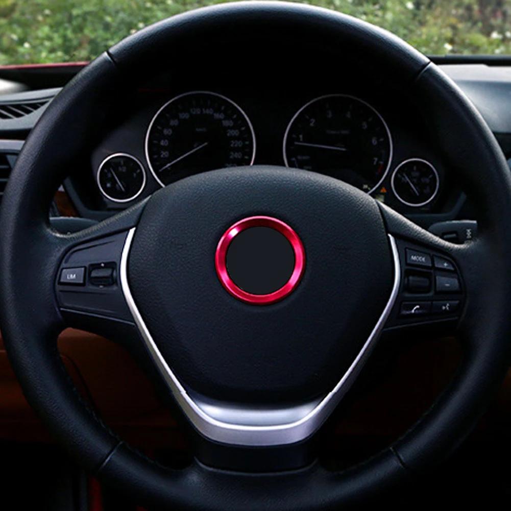Car Styling Decoration Ring Steering Wheel Circle Sticker For BMW Performance M Power E90 E91 E92 E93 X1 X3 X5 X6 M3 M5 E46 E39