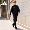 adidas Унисекс БОКСОВЫЙ спортивный костюм с 3 полосками, куртка и брюки, черный/белый TR30JR1BX+TR30P1R1BX