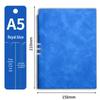 A5 Soft Leather Sheepskin Business Notebook with Pen Holder and Custom Logo