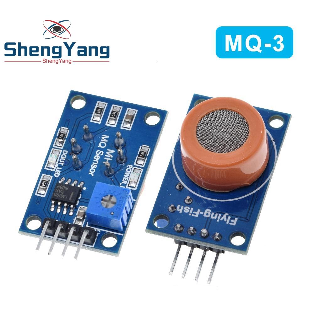 1/2/5PCS TZT MQ-3 alcohol sensors module alcohol ethanol gas sensitive detection alarm for arduinoReplacement Sensors2