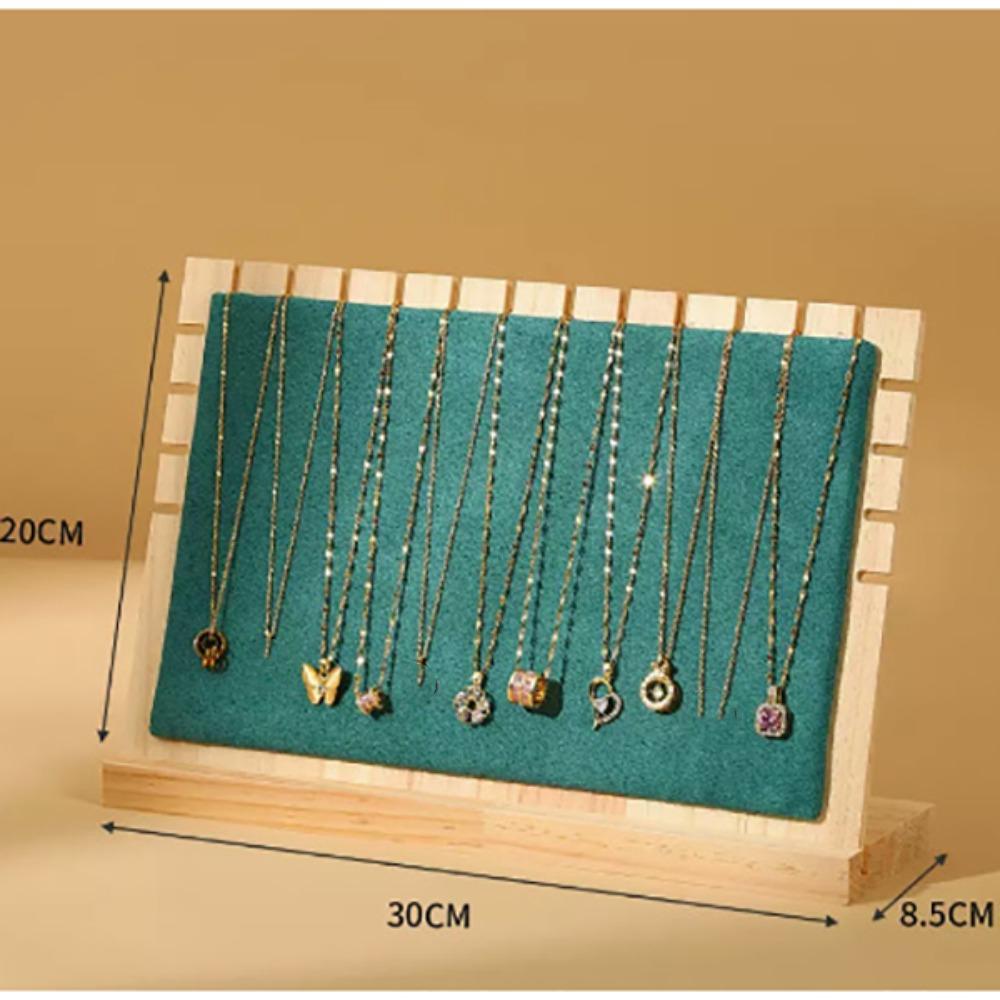New Wood Jewelry Display Stand Square Detachable Organizer Vertical Bangle Storage Rack Jewelry