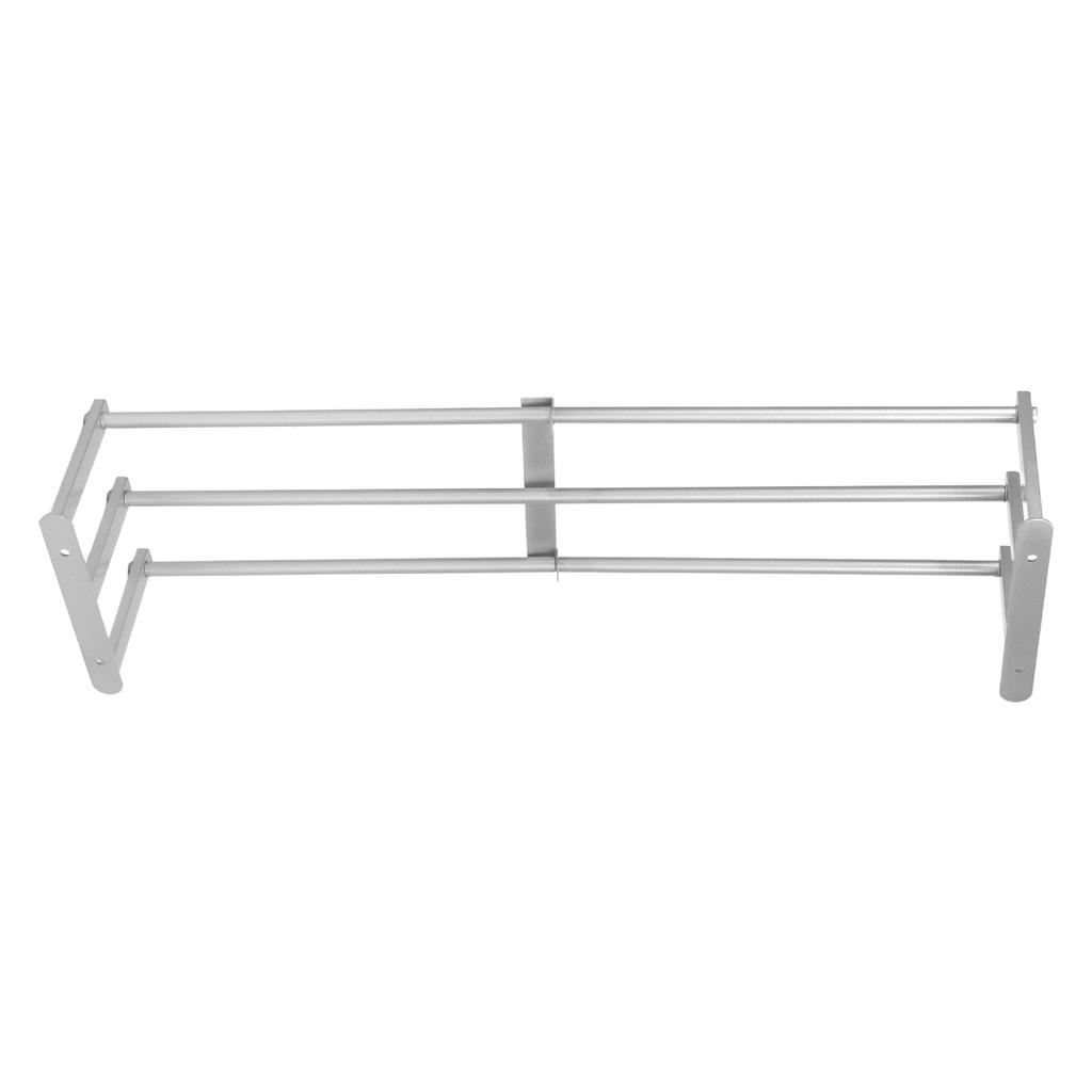 Bathroom Wall Towel Rack Wall Mounted 3 Bars Aluminum Alloy Rolled Towel Holder for Rolled Towels