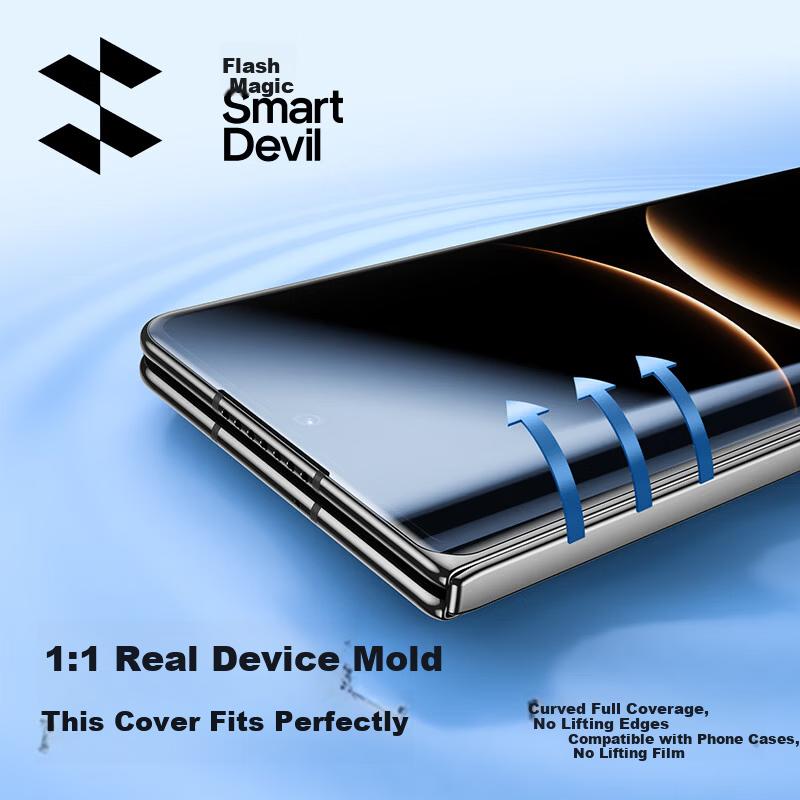 Shanmo [2-Pack] Tempered Soft Screen Protector for Huawei Mate X7, Invisible Full-Coverage HD Anti-Fingerprint Bubble-Free Protective Film