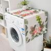 Nordic Washing Machine Cover Green Leaf Washing Machine Dust Cover Oven Microwave Refrigerator Protecor Modern Home Decor