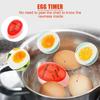 Индикатор приготовления яиц Таймер для яиц Смола Инструмент для яиц Меняющий цвет Наблюдатель температуры приготовления Смола Кипячение яиц Маленький инструмент Яйцо