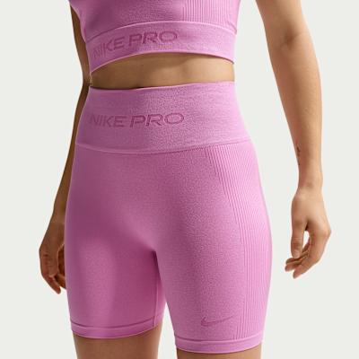 Women's Pants Nike Pro Cycling Pants Women's Light Magenta Moderate