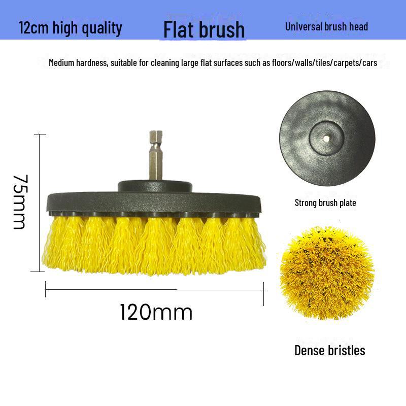 Многофункциональная электрическая щетка для чистки: С возможностью установки дрели для полировки плитки, ванной комнаты и автомобиля