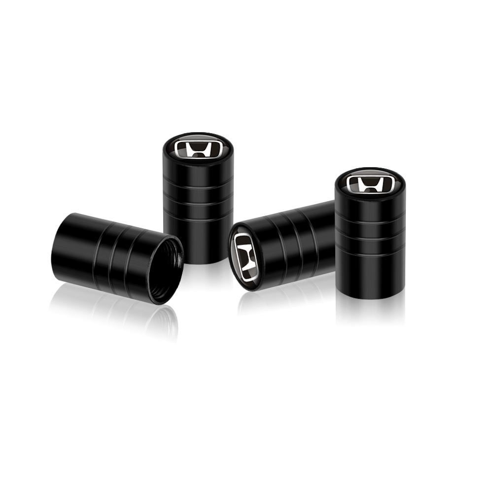 4Pcs Metal Car Badge Wheel Tire Valve Caps For Honda Civic XR-V HR-V City Accord Odyssey Spirior Jazz aij256