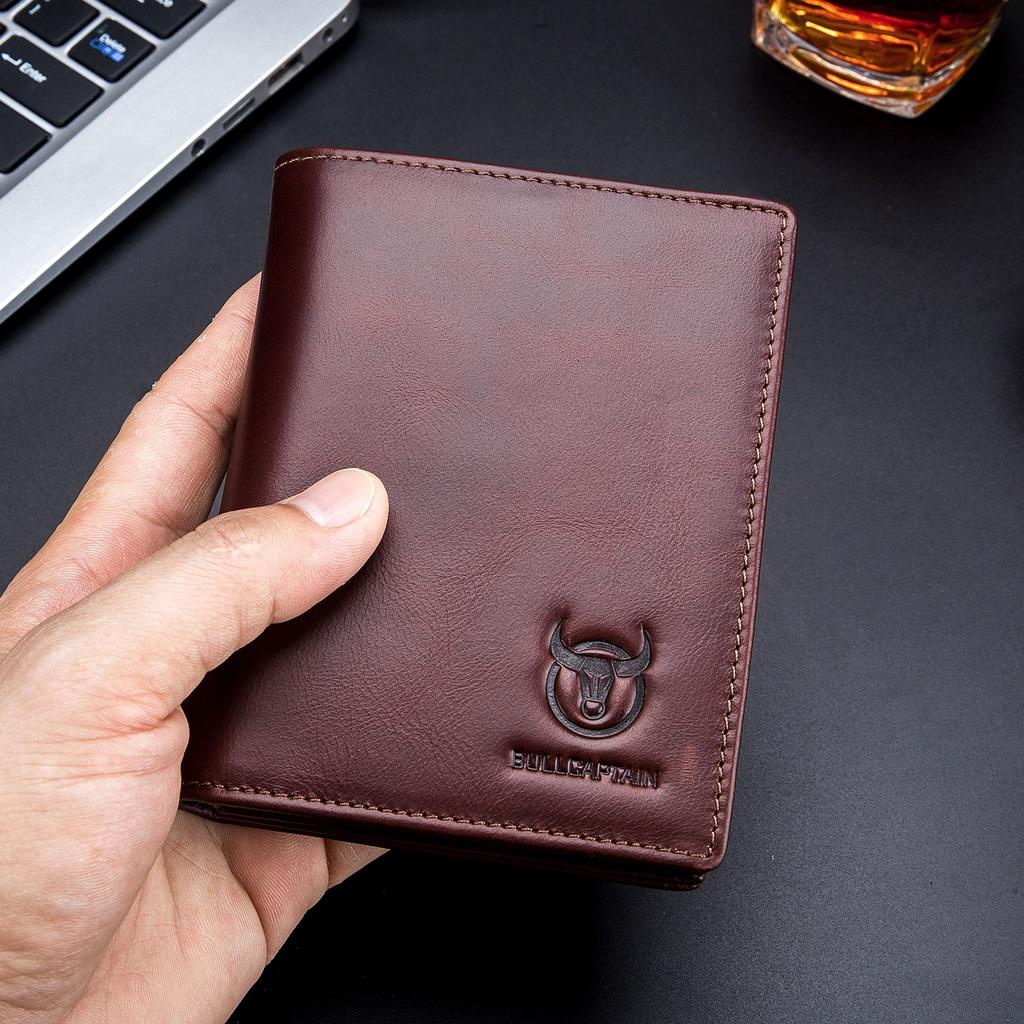 Leather Wallet Large Capacity Wallet Credit Card Holder for Men with 15 Card Slots