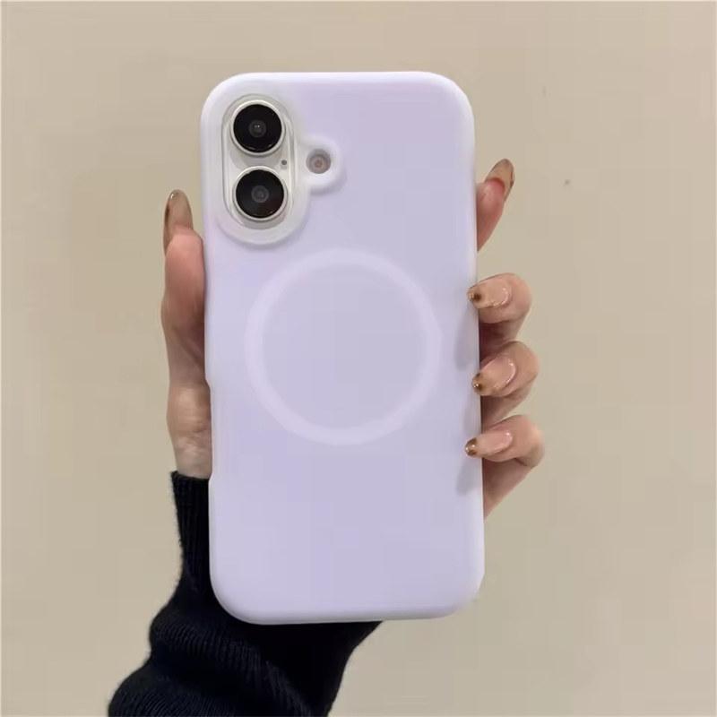 Жидкий силиконовый чехол Candy Jelly для магнитного чехла Magsafe для iPhone 11 12 13 14 15 16 Pro Max, утолщенный противоударный бампер