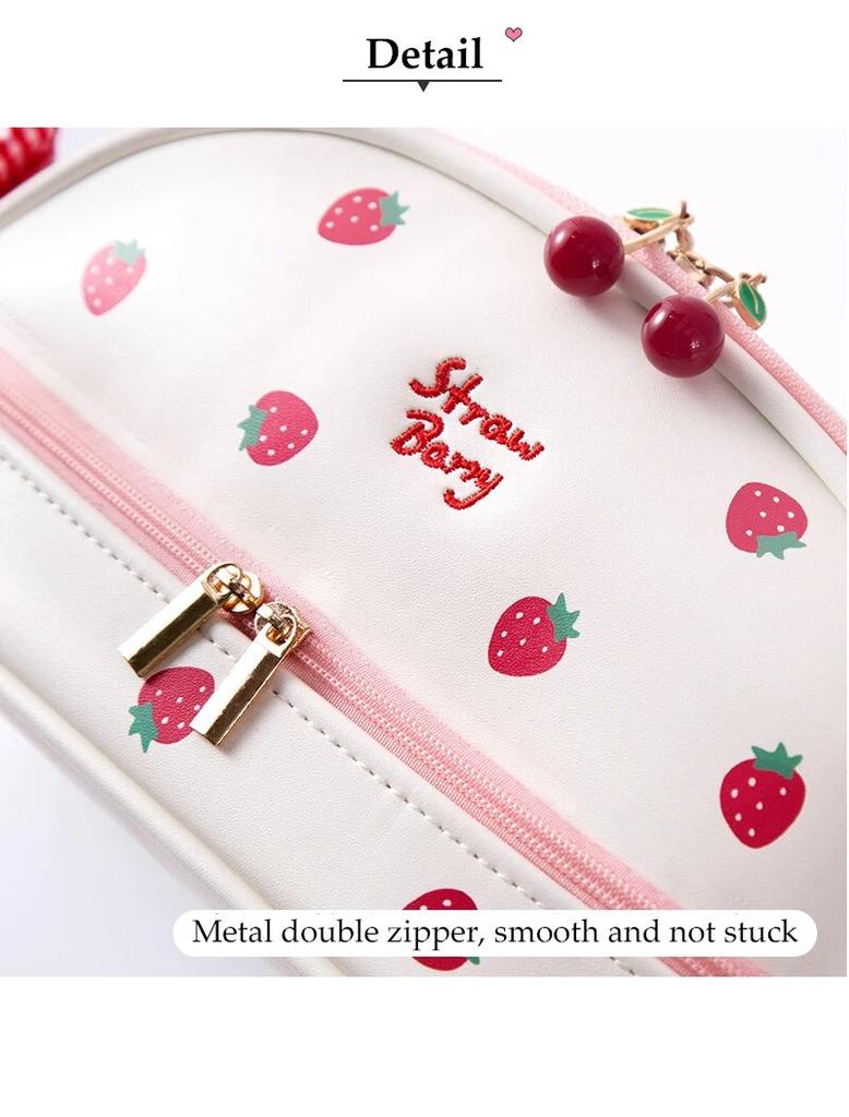 Kawaii Pencil Case Large Capacity Pencil Box Pouch Holder Box Office School Supplies for Kids Pretty Stationery Organizers Gift
