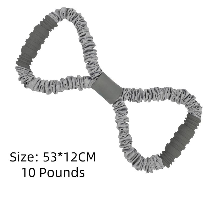 8-значный пояс для натяжения Йога Эластичные ленты для фитнеса Резиновые ленты для упражнений Бодибилдинг Ремень сопротивления Спортивные ремни для спортзала