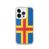 Coque Pour Téléphone - PIXELFORMA - iPhone 14 Pro - Drapeau D'aland - Silicone Souple - Design Léger