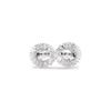 Swarovski Hyperbola Spiral Design Cubic Zirconia Rhodium Plated Ring Women's Silver 5679698