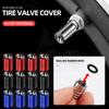 BWAD5 4Pcs Car Styling 3D Metal Wheel Tire Valve Stem Caps Accessories For Honda Civic Accord Fit Jazz Pilot CRV Odyssey Passport