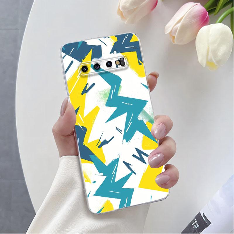Для Samsung S10 Plus S10 5G Чехол Роскошный Чехол для Телефона Для Samsung GalaxyS10 S10E Мраморный Цветочный Прозрачный Мягкий Силиконовый Защитный Чехол