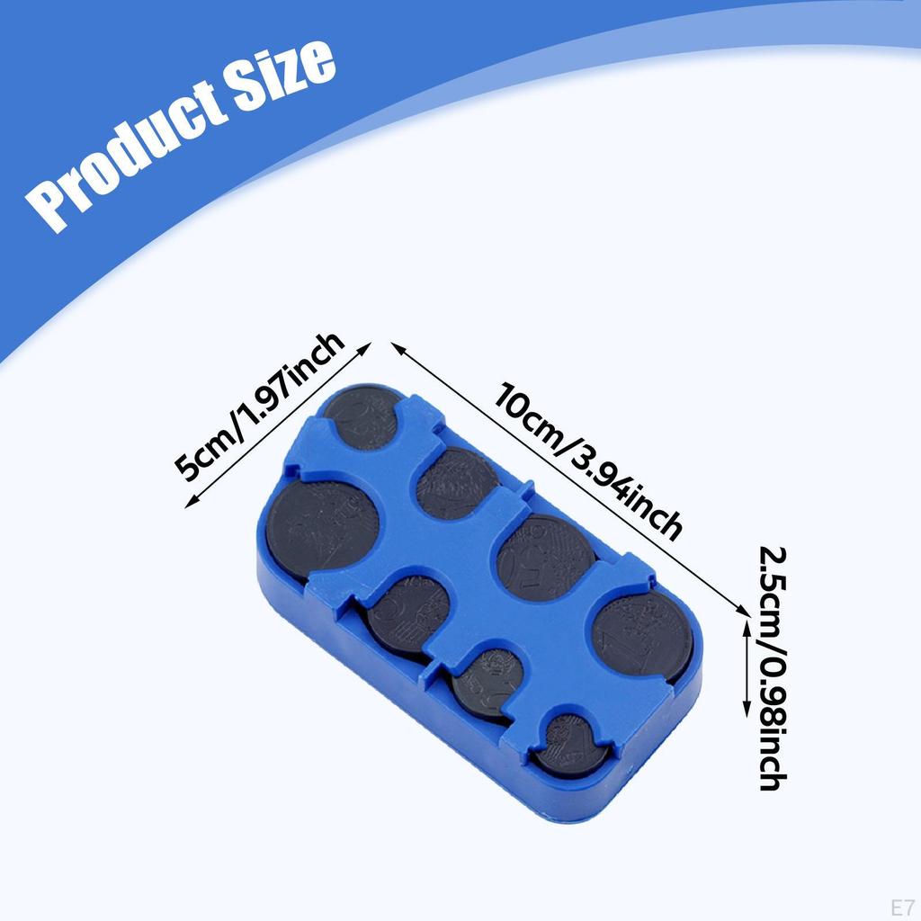 Держатель для капсул Подарки для хоббистов Многосекционный интерьер Коллекционные принадлежности Портативный органайзер