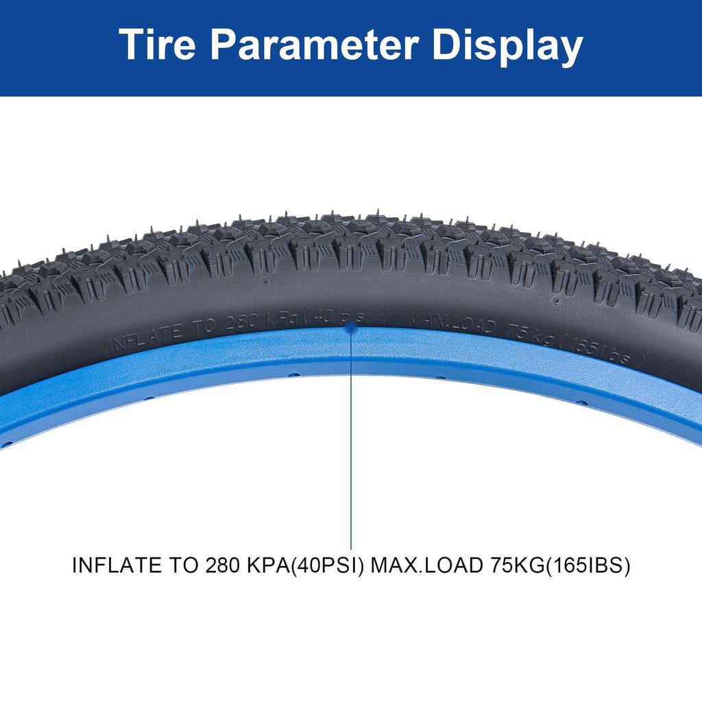 Покрышка FengCan 29x2.10, 29x2.10 54-622 Велосипедная покрышка, Подходит для 29-дюймовых горных и кроссовых велосипедов, Ширина сечения 2,10 дюйма (BQ048)