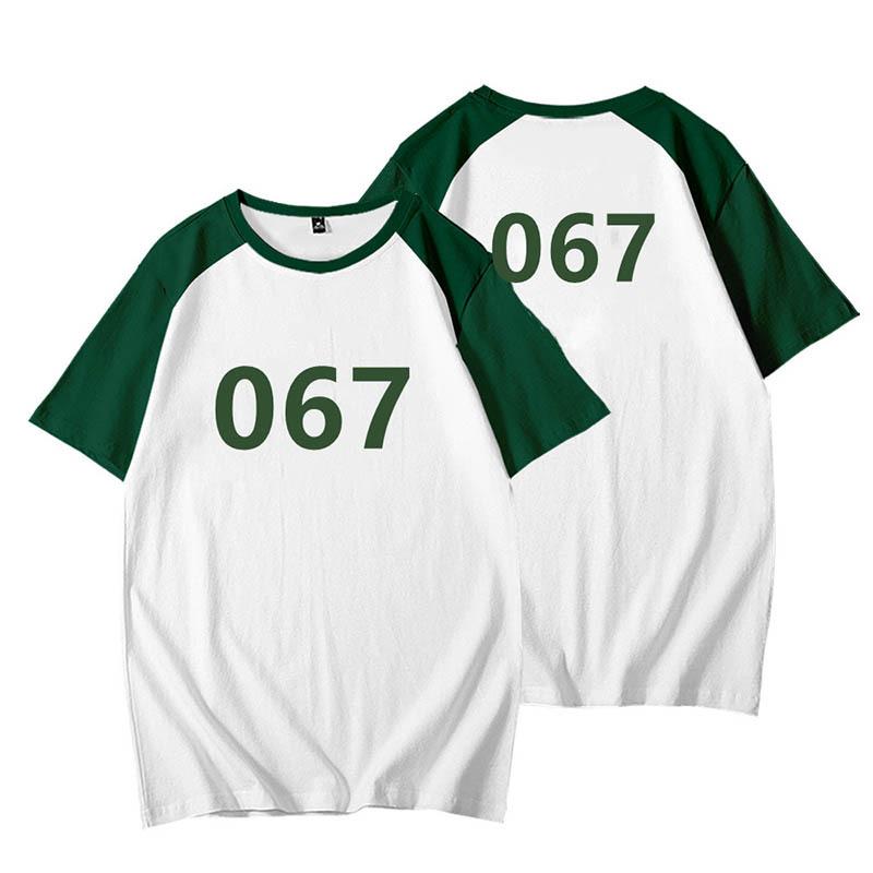 Футболка с принтом фильма ужасов «Кальмар» из Кореи, мужская и женская модная футболка с графическим принтом, короткий рукав, футболки, детская игровая футболка