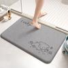 Thickened Memory Cotton Absorbent Floor Mat Bathroom Bathroom Foot Mat Entry Door Mat Non-slip Cartoon Soiled No-wash Mat