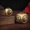 Cube Six-sided Rotation Spherical Fidget Toy Bagua Stress Relief Toys Brass Fitness Ball Office