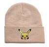 Autumn and winter cute cartoon embroidered knitted hat popular animal ear protection headgear