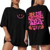 2026 Summer Be Happy Lift Heavy Tee Shirt For Unisex Funny Workout Weightlifting Graphic Tops Gym Short Sleeve Tshirts