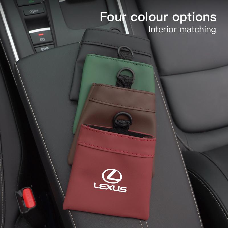 Car Interior Vent Organizer Glasses Phone Key Card Storage Bag For Lexus GS IS LS500h ES260 ES300h RX350h NX260 UX260 LM LC RZ45HK1