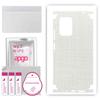 apgo Protective Skin Sticker for the Back+sides Compatible with Xiaomi Poco X4 GT, Full Wrap Film, Foil, Vinyl - Pattern White Fabric
