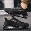 Fashion Black Casual Shoes Breathable and Anti Slip Walking Shoes Men's Shoes Outdoor Comfortable and Fashionable Lace Up Running Shoes