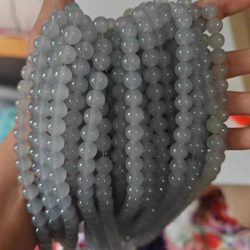 DIY цветные хрустальные стеклянные имитационные нефритовые бусины для аксессуаров ручной работы