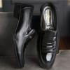 Кожаные Повседневные Черные С Острым Носком Мужские Формальные Туфли 2024 Тренд Джентльмен Дешевая Распродажа Законный Бизнес 39 Социальная Обувь Мужская