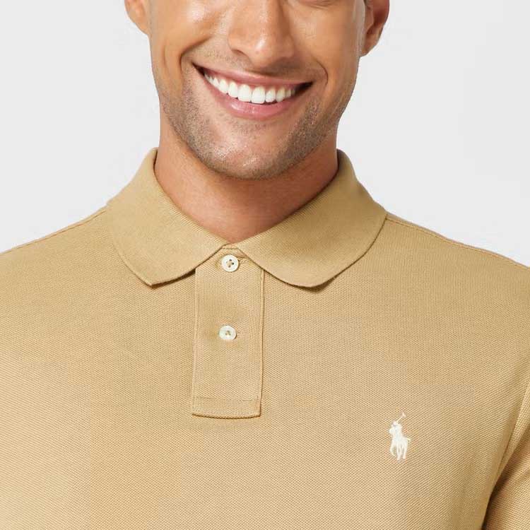 Polo Ralph Lauren SS24 Polo Shirt Classic Version Men's Brown 710534735-379
