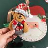 Cloth Snowman Tree Pendant Elk Christmas Decoration Merry Christmas Ornament  Happy New Year