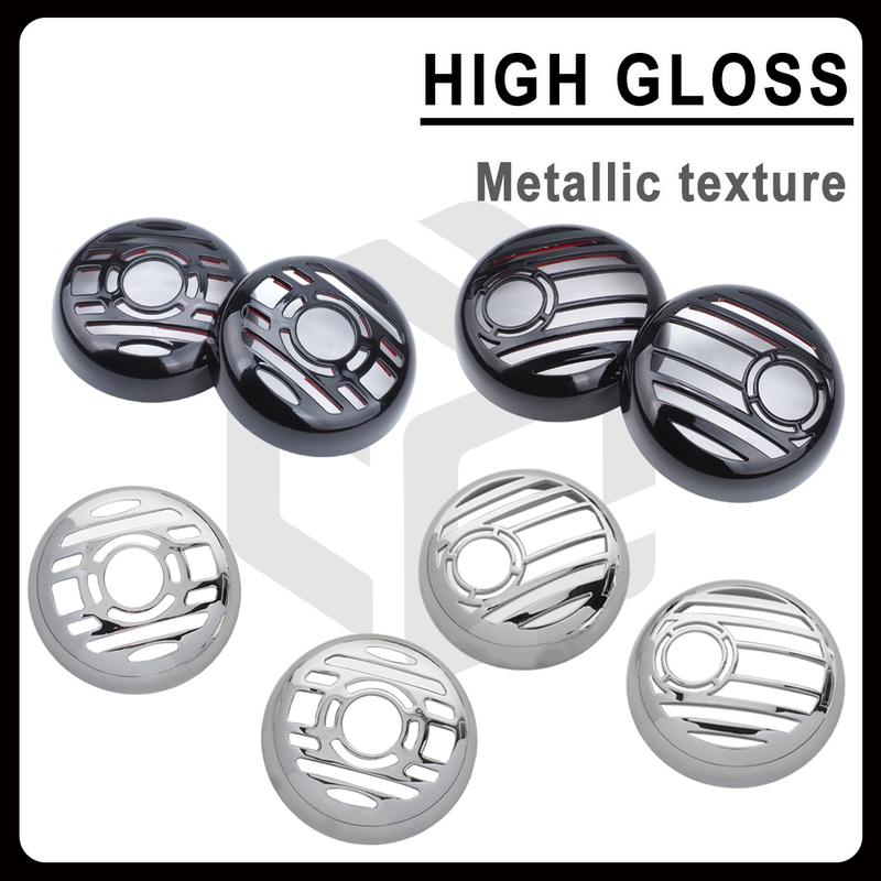 Motorcycle Chrome Turn Signal Light Kits for Harley XL883 XL1200 Turn Signal Protection Cover Signal Light Modification Housing