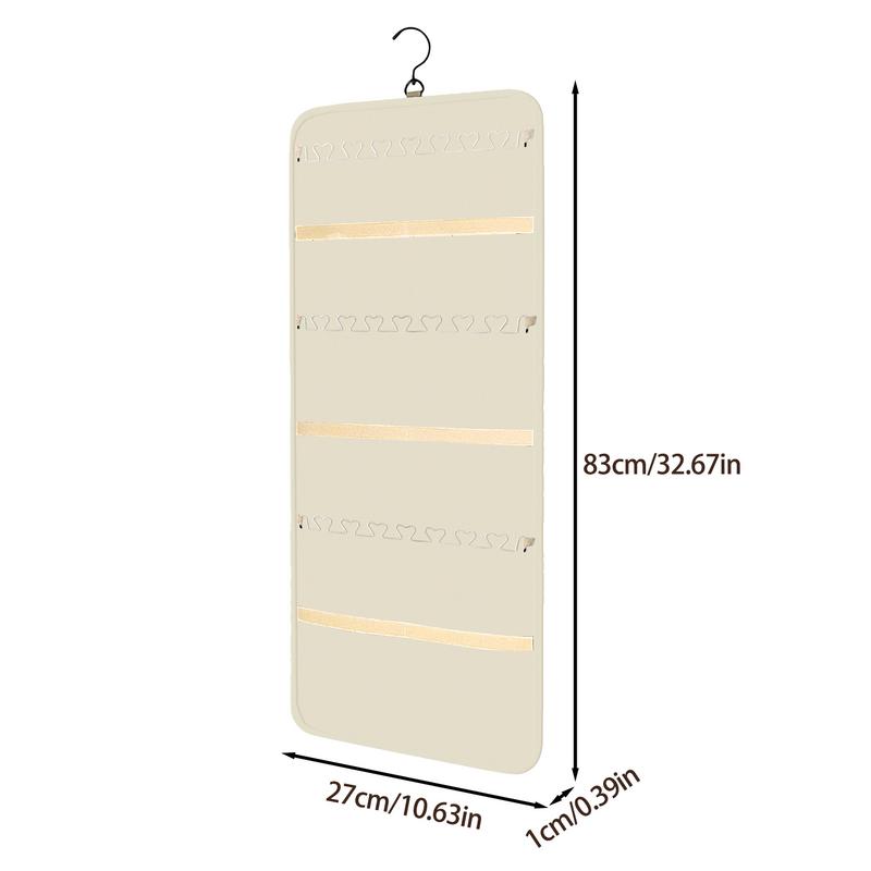 Double Sided Jewelry Organizer Double Sided Jewelry Storage Display Hangings Bag Double-Sided Design Jewelry Travel Organizer
